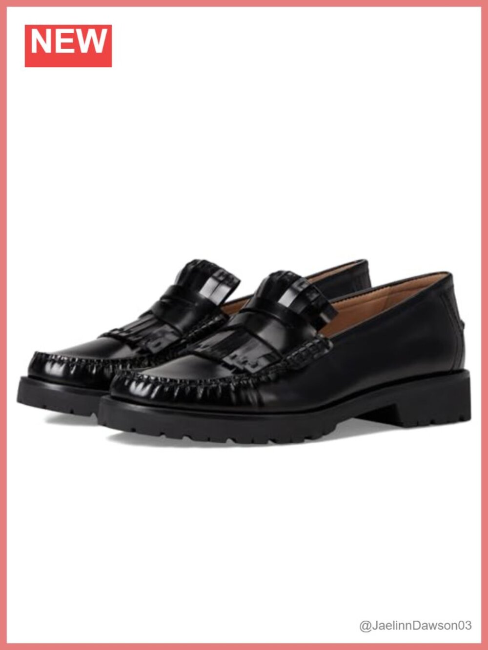 Cole Haan Leather Kiltie Loafers Cushioned Comfort Slip-On Flats